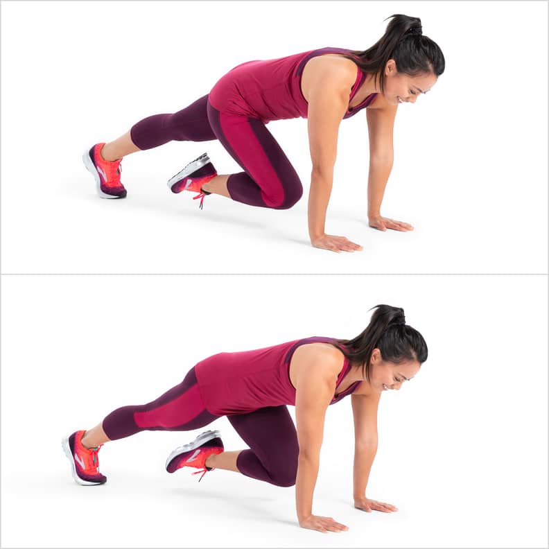 Mountain climbers to on sale bodyweight jumping lunge combo