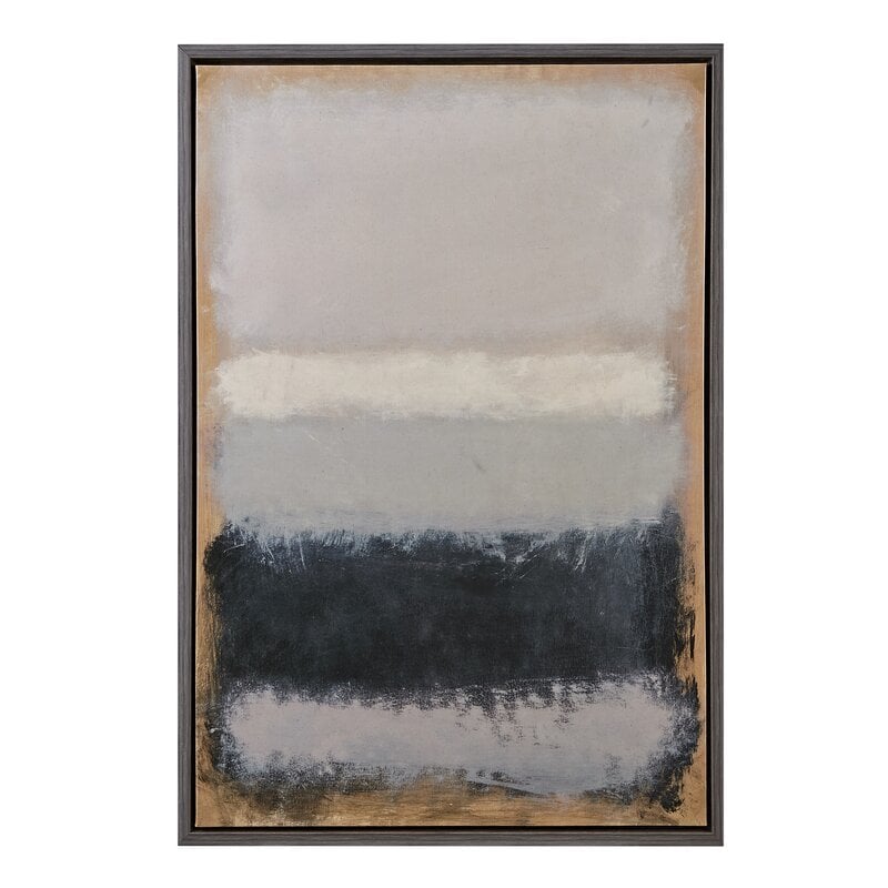 Martha Stewart Stratus Framed Painting Print on Canvas