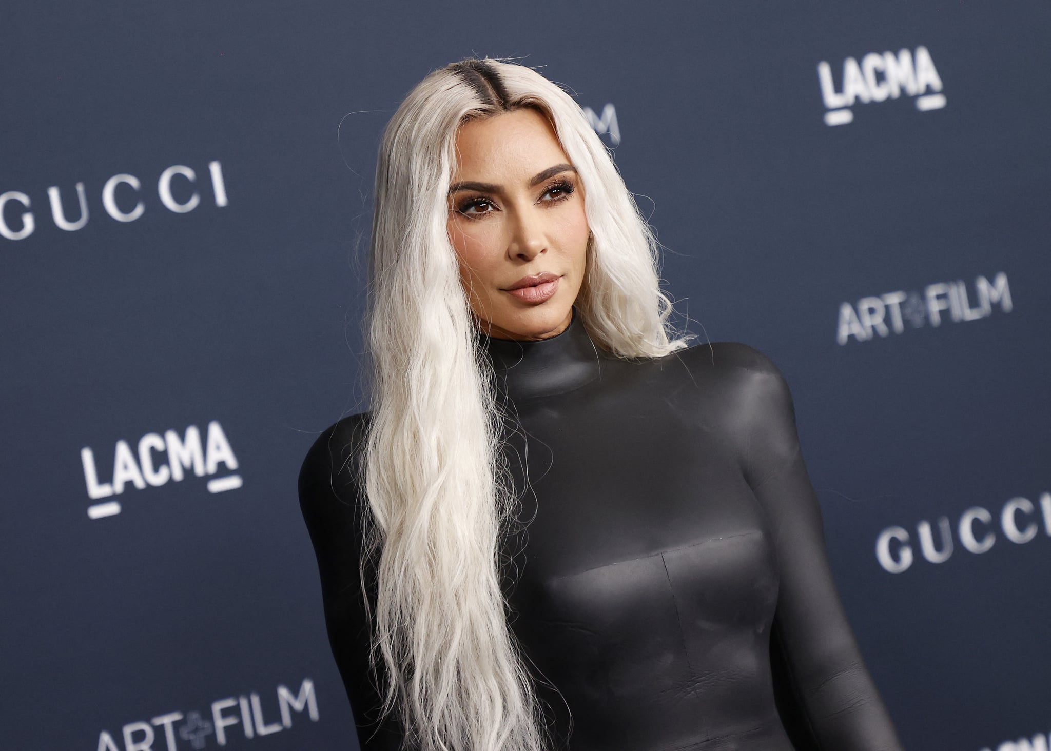 US socialite Kim Kardashian attends the 11th Annual LACMA Art+Film Gala at Los Angeles County Museum of Art in Los Angeles, California, on November 5, 2022. (Photo by Michael Tran / AFP) (Photo by MICHAEL TRAN/AFP via Getty Images)