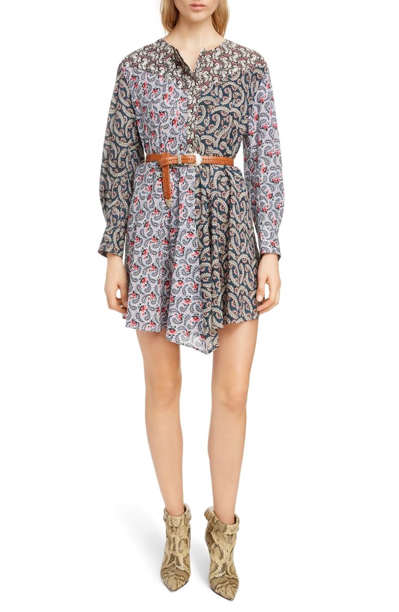 Isabel Marant Étoile Lissande Print Fit & Flare Dress | Hello