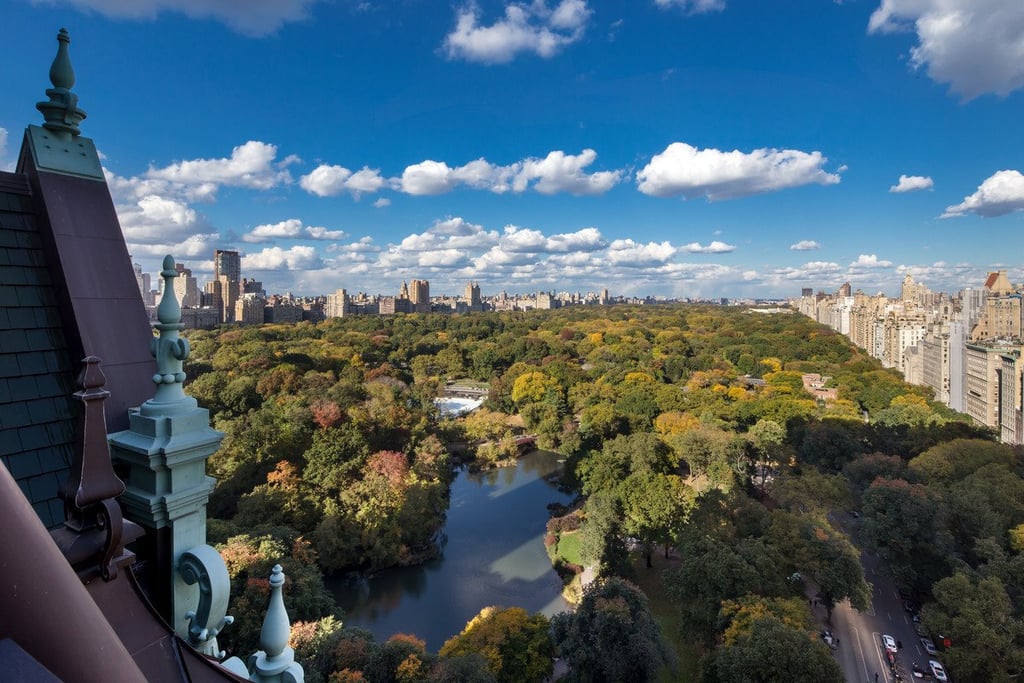 Permanently unobstructed Central Park views are one of the penthouse's biggest selling points.