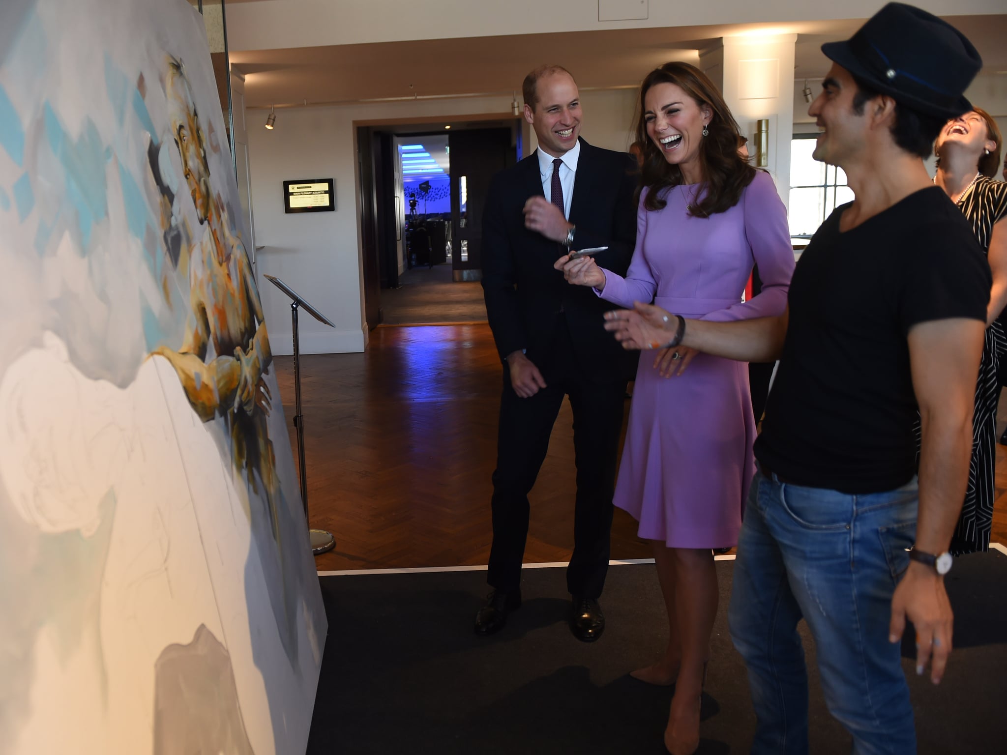 Prince William And Kate Middleton Painting Video 2018 Popsugar
