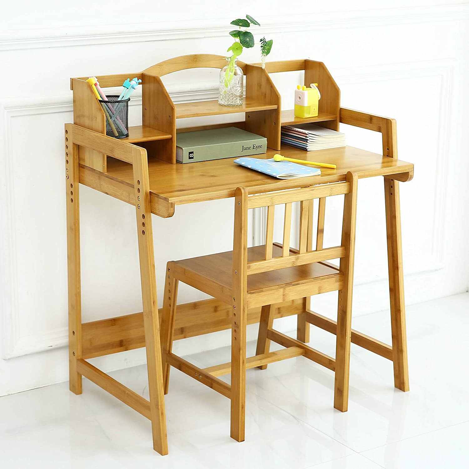 kids writing table with chair