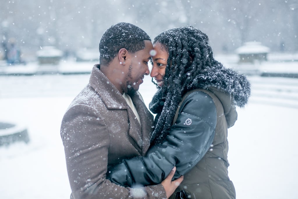 Snowy Engagement Shoot in New York