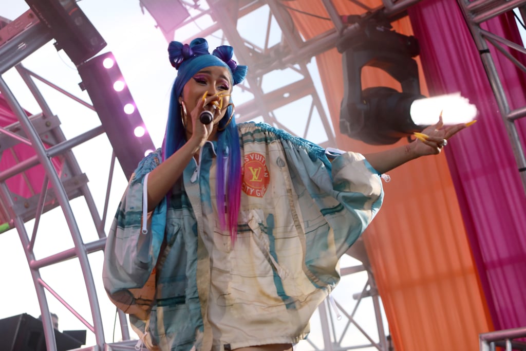 Cardi B Hair at Coachella 2019