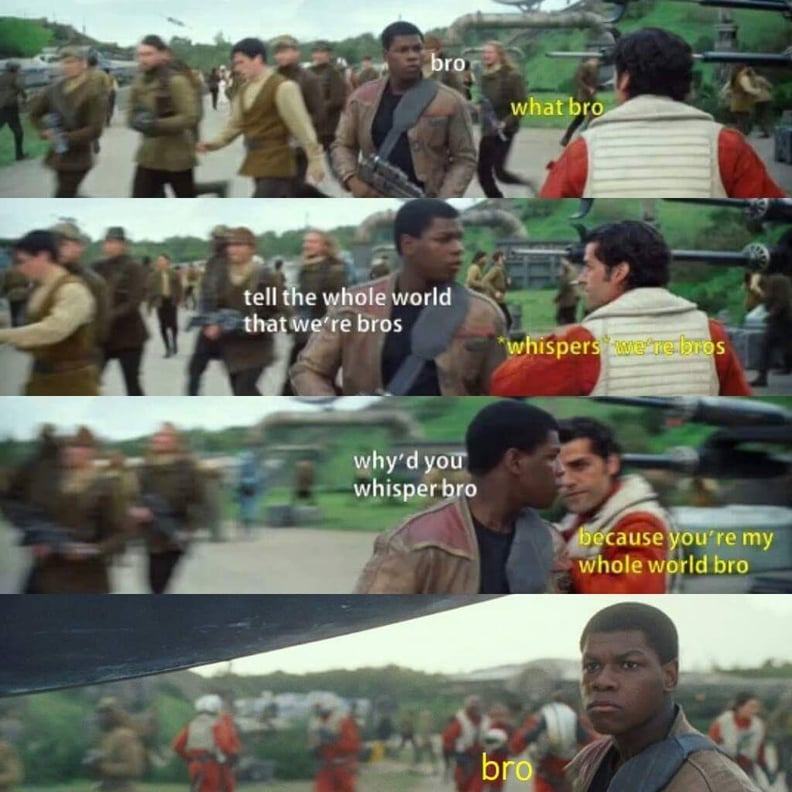 The Finn and Poe shipping is extremely real and alive.