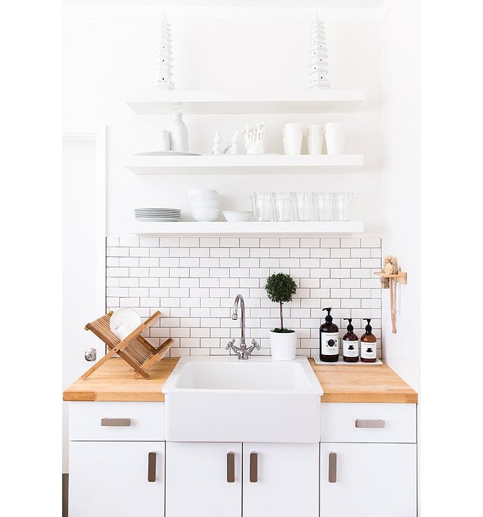 Color-Code Kitchen Shelving