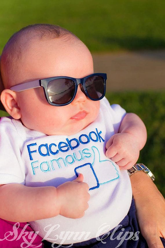Facebook Famous onesie