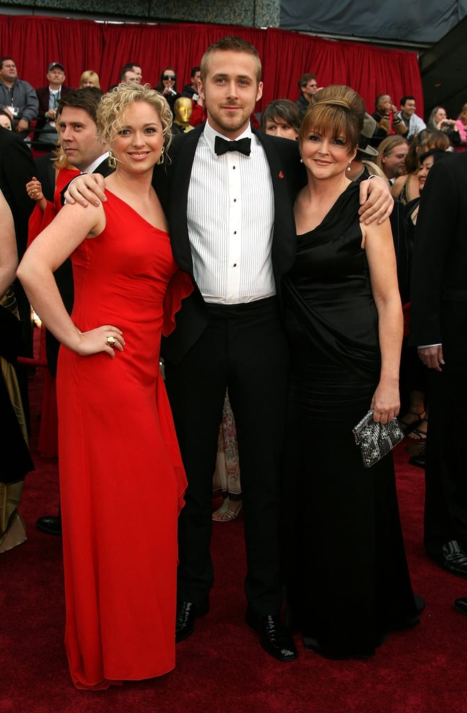 Ryan Gosling hit the red carpet with his mom, Donna, and sister Mandi.