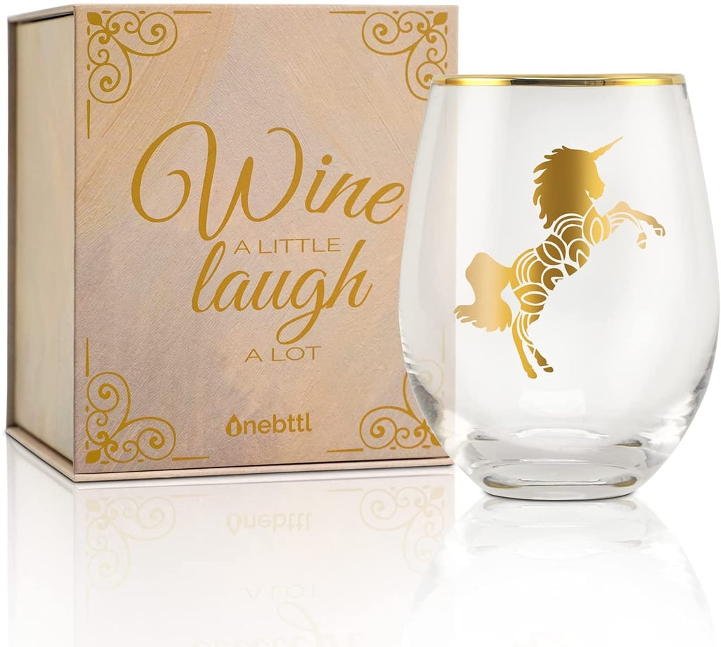 An Elegant Find: Onebttl Unicorn Stemless Wine Glass