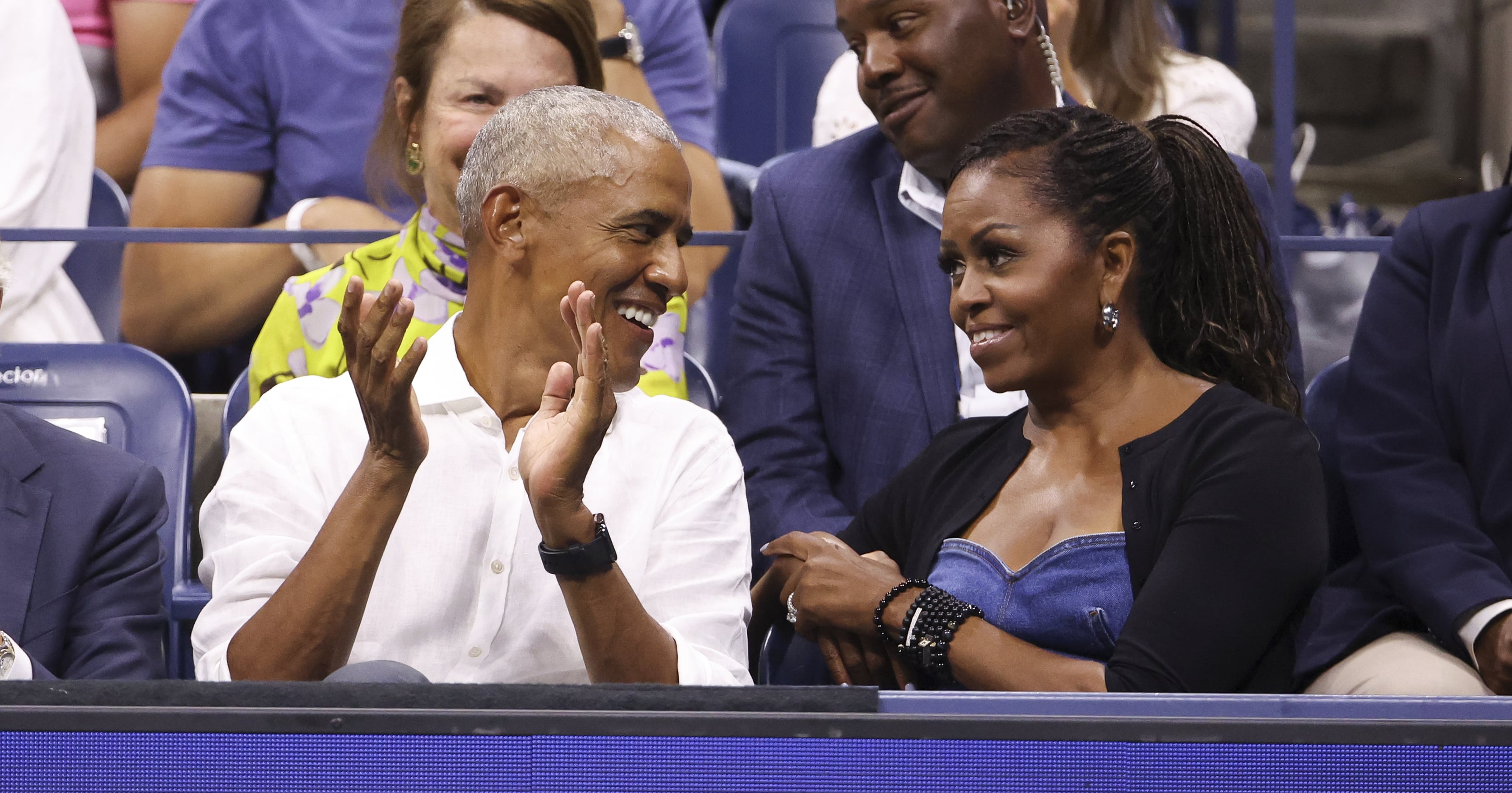All the Stars Spotted at the US Open So Far, Including Michelle and Barack Obama
