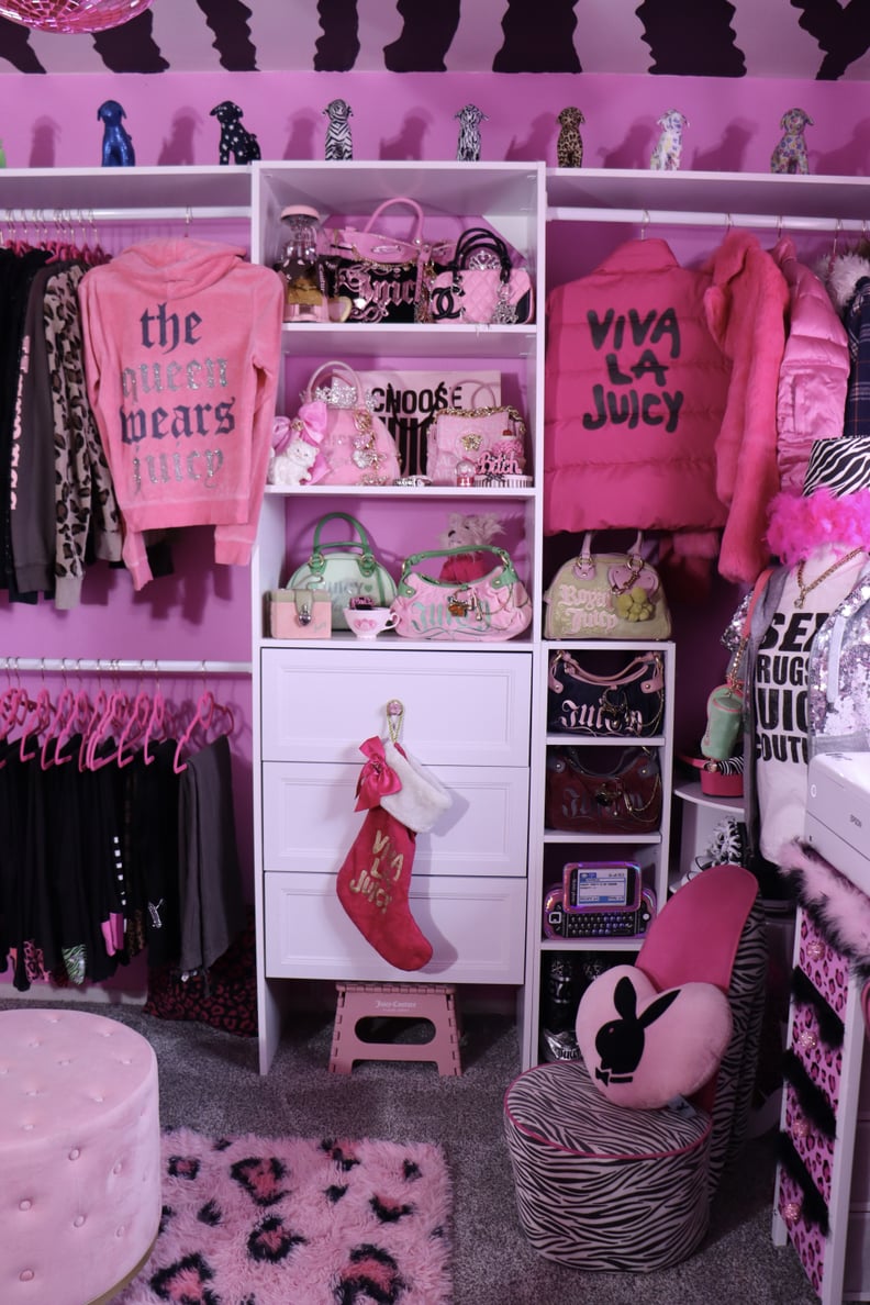 Kara Pavlik's walk-in closet and office.