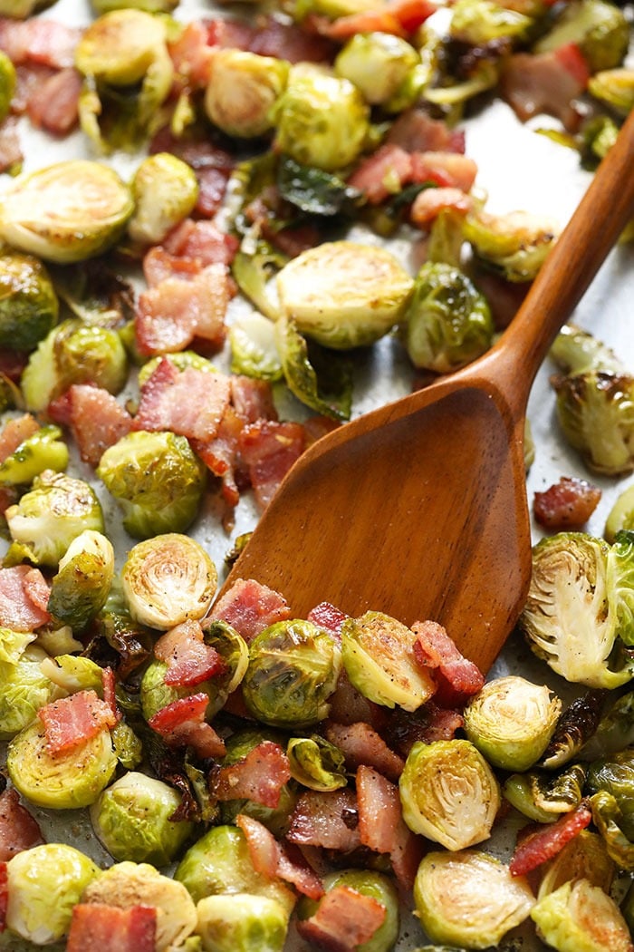 Roasted Brussels Sprouts With Bacon