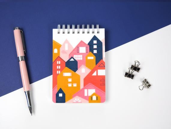 Colourful Houses Notebook