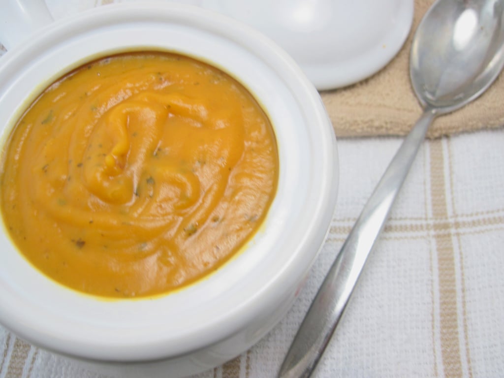 Crockpot Sweet Potato Basil Soup