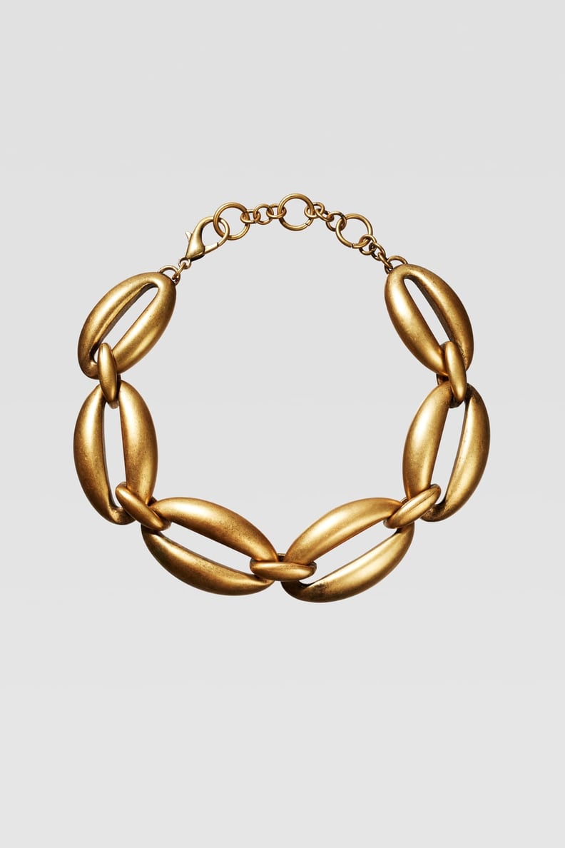 Zara Campaign Collection Oval Link Necklace