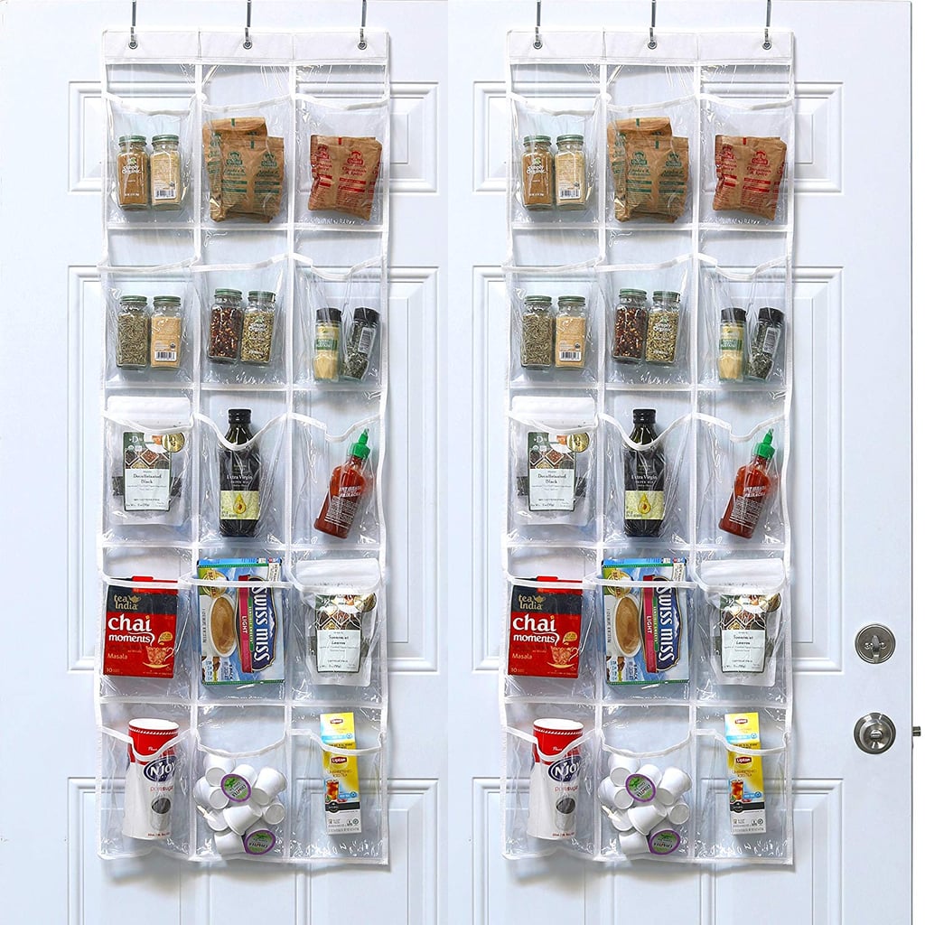 SimpleHouseware Crystal Clear OvertheDoor Hanging Pantry Organizer