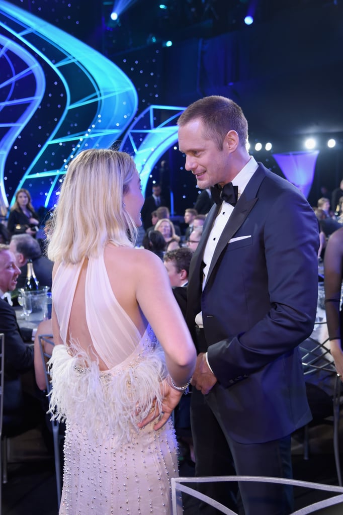 Pictured: Margot Robbie and Alexander Skarsgard