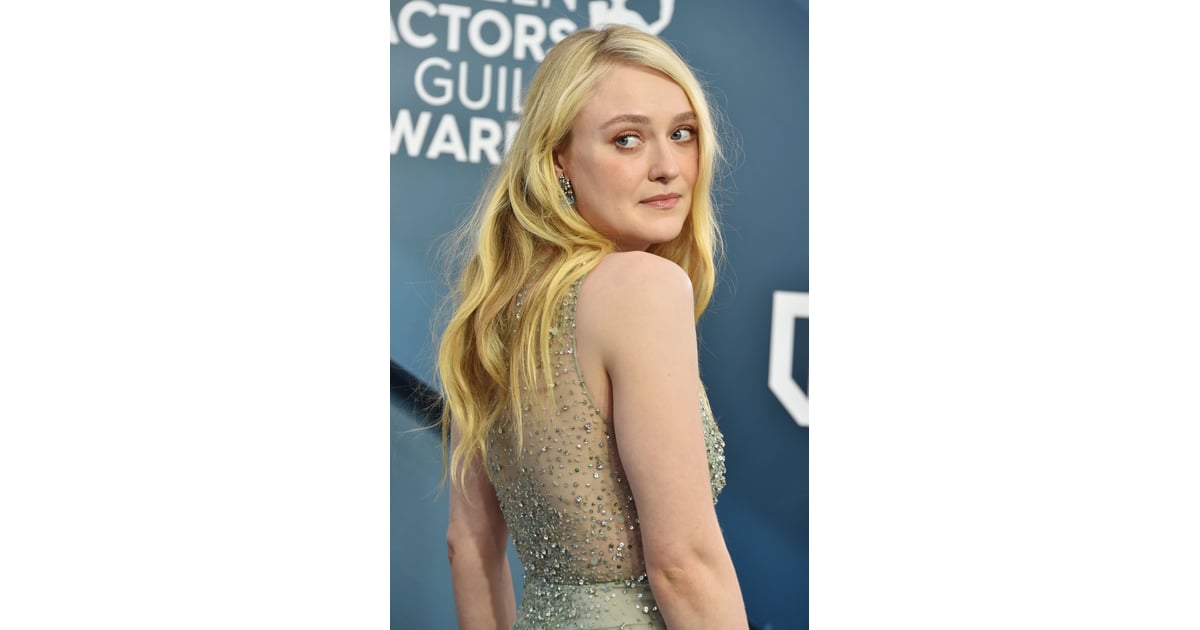 Dakota Fanning Green Valentino Gown at the SAG Awards 2020 ...