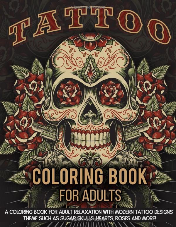 Download Tattoo Coloring Book For Adults