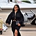 Rihanna's Black Crop Top Set 2019