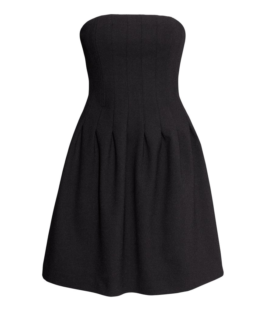 H&M Strapless Crepe Dress