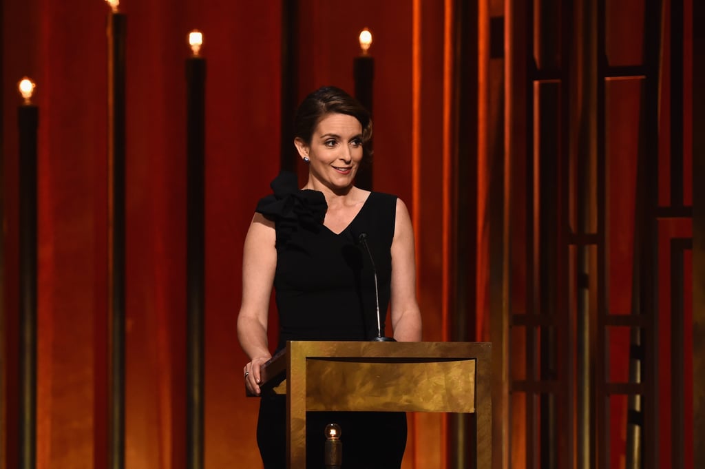 Tina Fey and Amy Schumer Kissing at Peabody Awards
