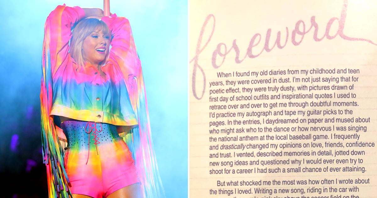 Taylor Swift Lover Album Prologue Letter Popsugar Celebrity