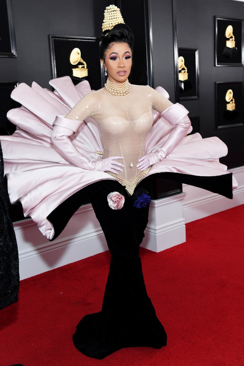 Cardi B at the Grammy Awards in February