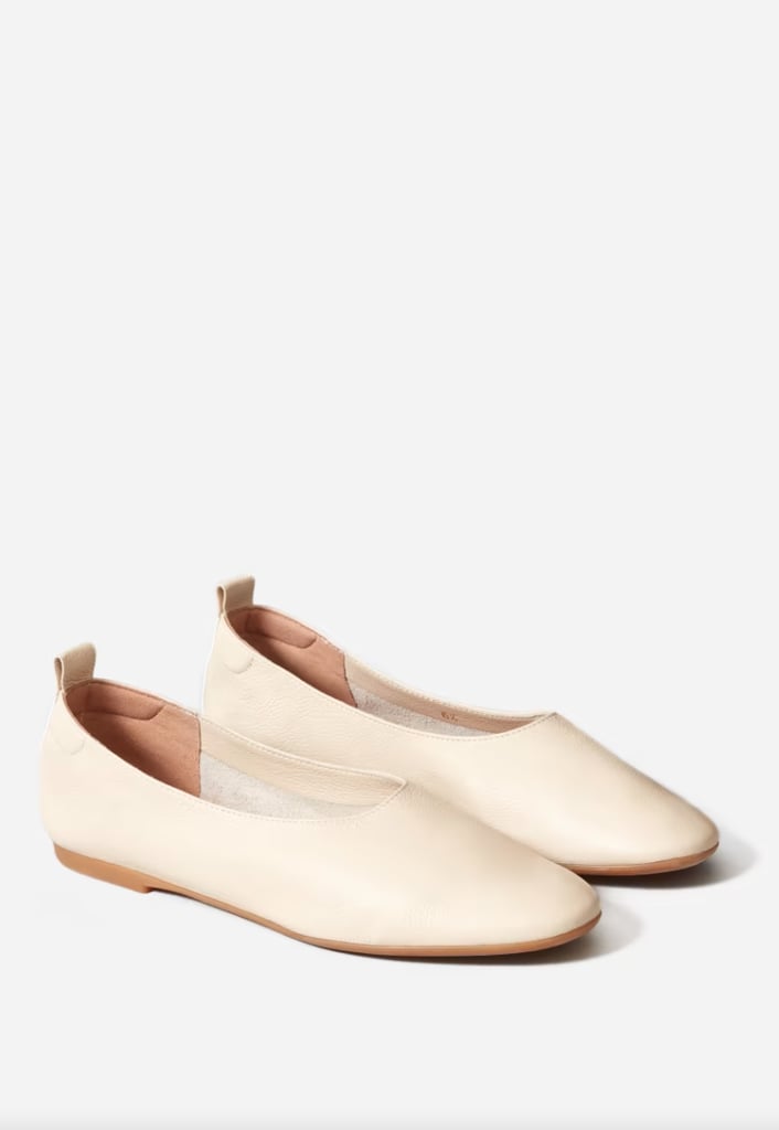 Shop Yara's Everlane Italian Leather Day Glove Flats