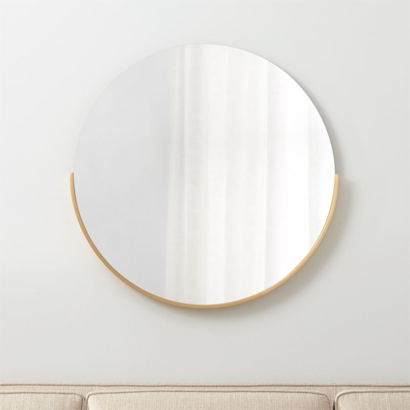 Gerald Small Round Wall Mirror