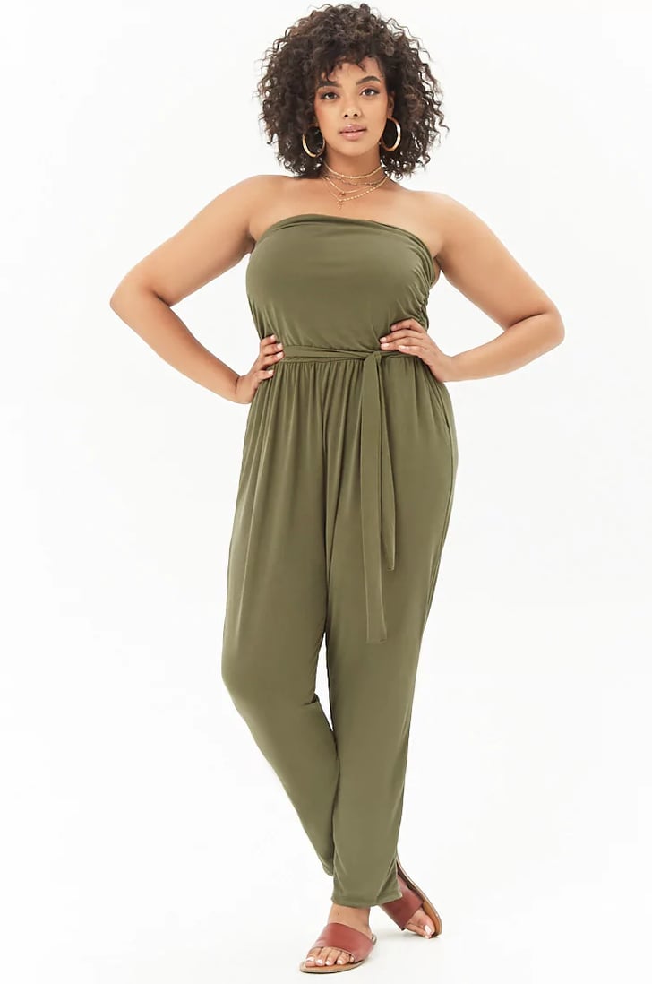 Forever 21 Plus Size Iridescent Surplice Jumpsuit | Plus size jumpsuit, Plus  size, Women's plus size jumpsuit