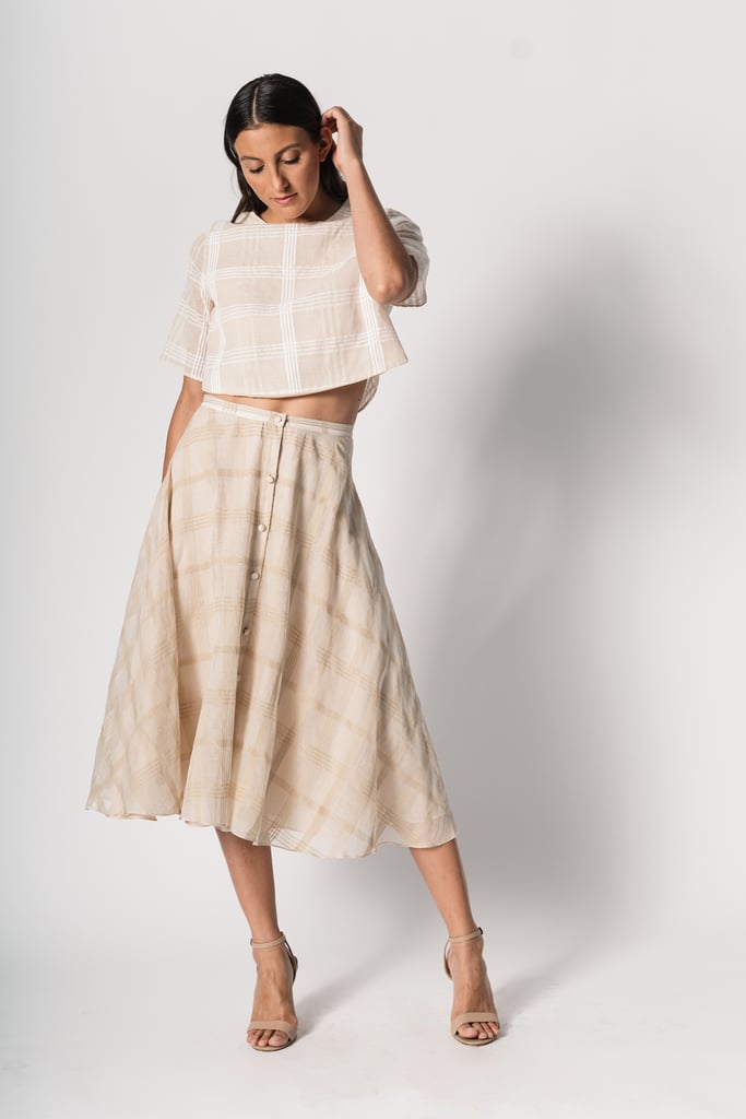 Nadjarina Button-Up Circle Skirt
