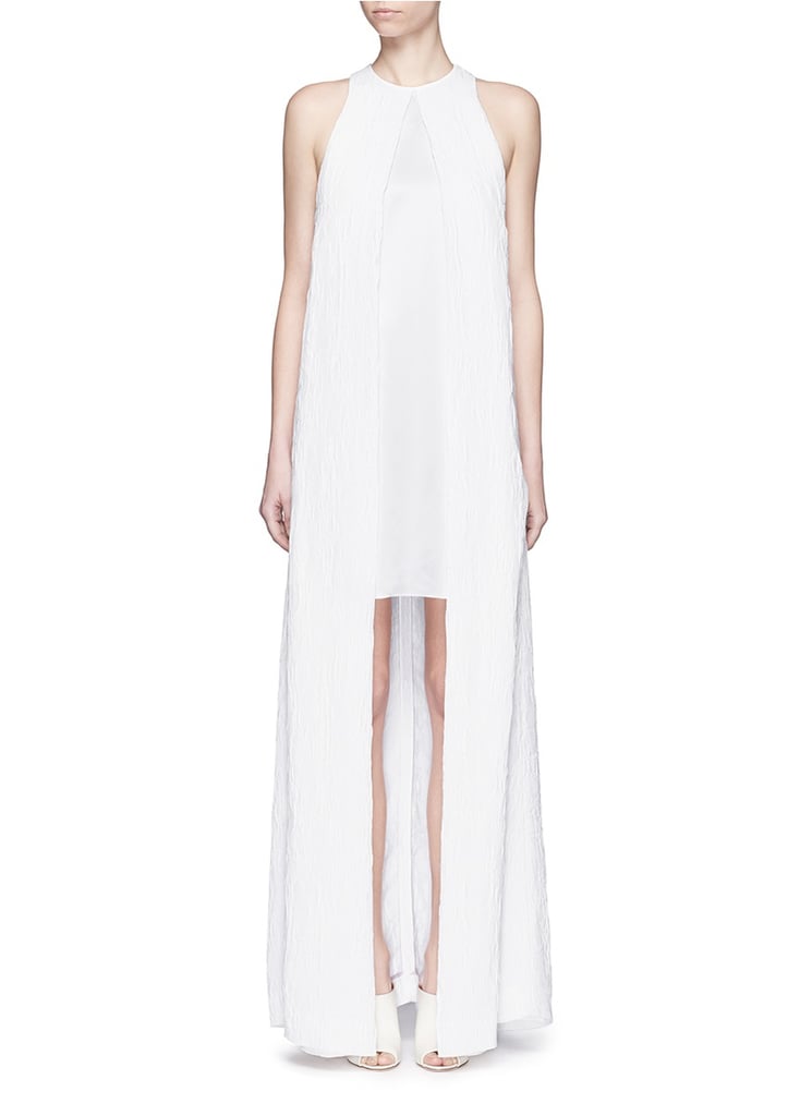 split front gown