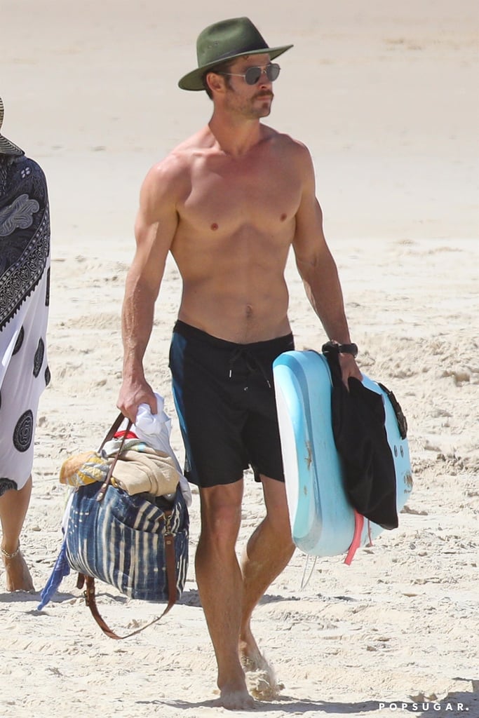 Chris Hemsworth and Matt Damon Australia Pictures April 2018