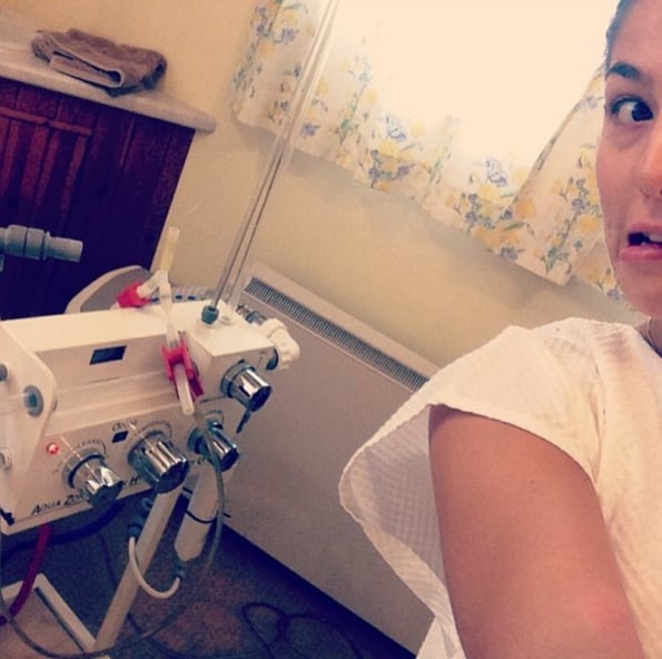 "The IBS is bad! So it's colonic irrigation time....."