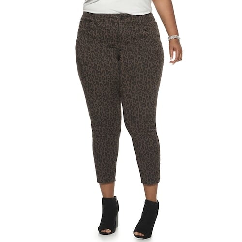 EVRI Plus Size Super Stretch Ankle Pant