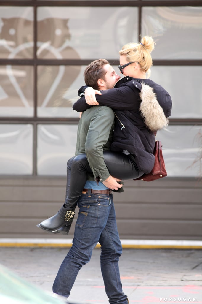 Margot Robbie Straddles and Kisses Tom Ackerley | Pictures | POPSUGAR ...