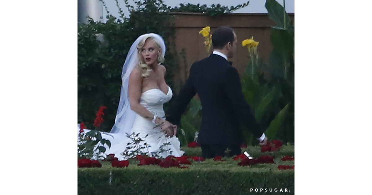 Jenny McCarthy and Donnie Wahlberg Wedding Pictures POPSUGAR