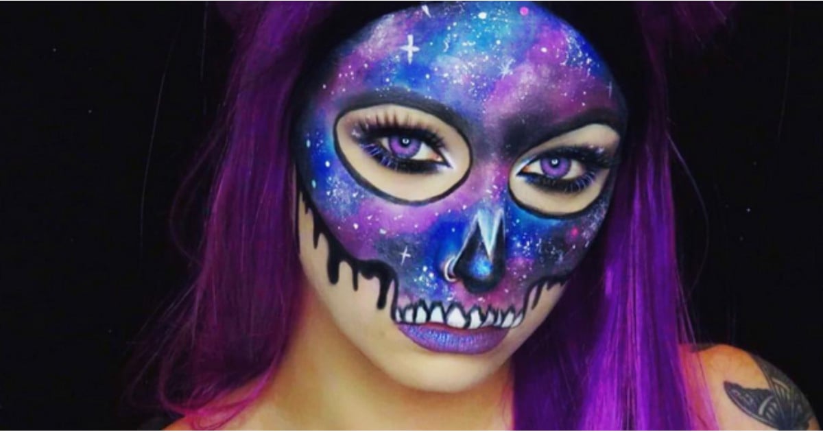 Galaxy Halloween Makeup | POPSUGAR Beauty