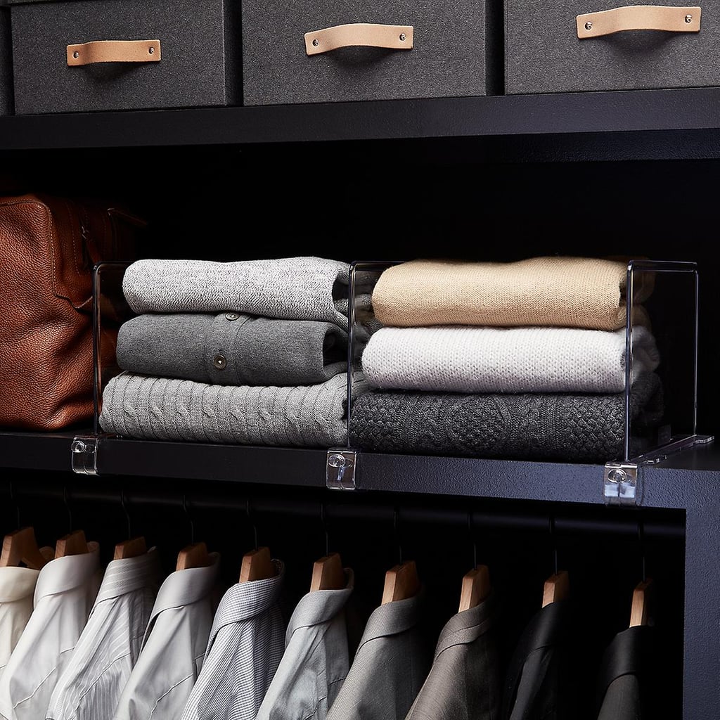 Clear Shelf Divider | Best Closet Organizers Under $25 | POPSUGAR Home ...