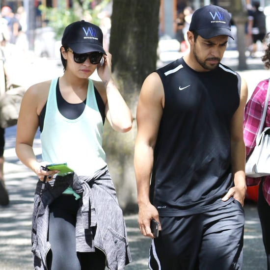 Demi Lovato and Wilmer Valderrama Walk Dog in Vancouver