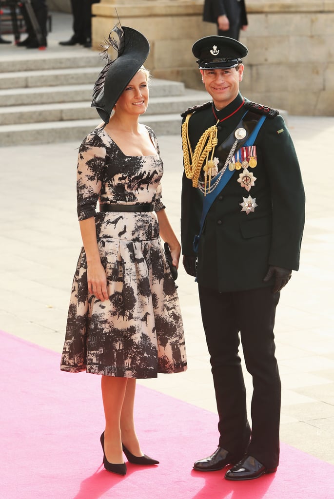 Sophie, Countess of Wessex, at Prince Guillaume and Princess Stephanie of Luxembourg's Wedding, 2012