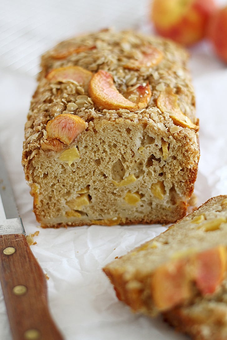 Peaches and Cream Streusel Bread