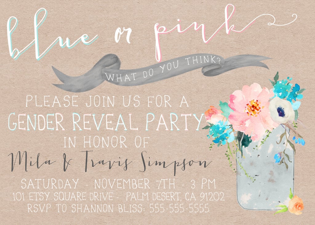 Floral Invite