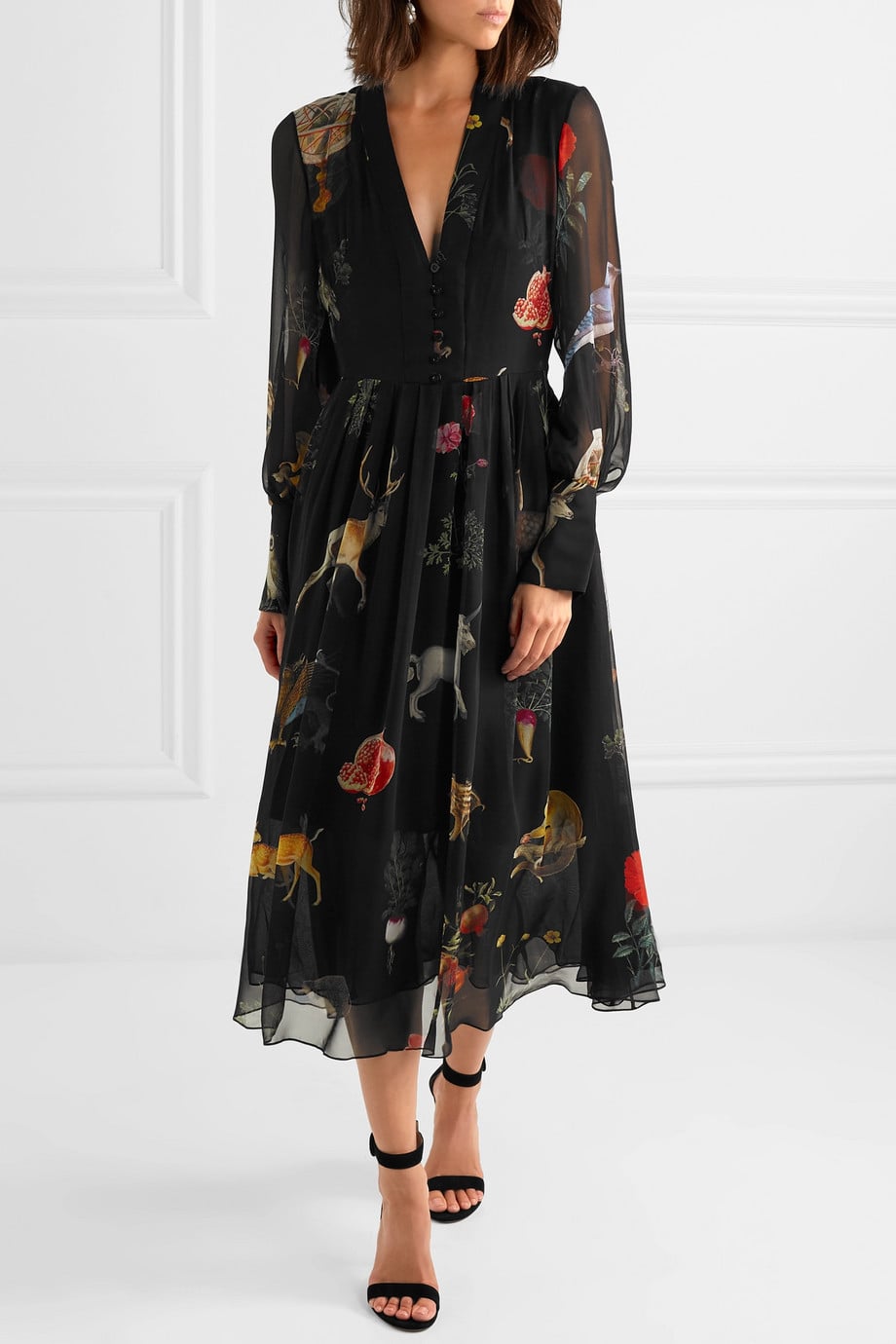 Meghan markle oscar de 2025 la renta wrap dress