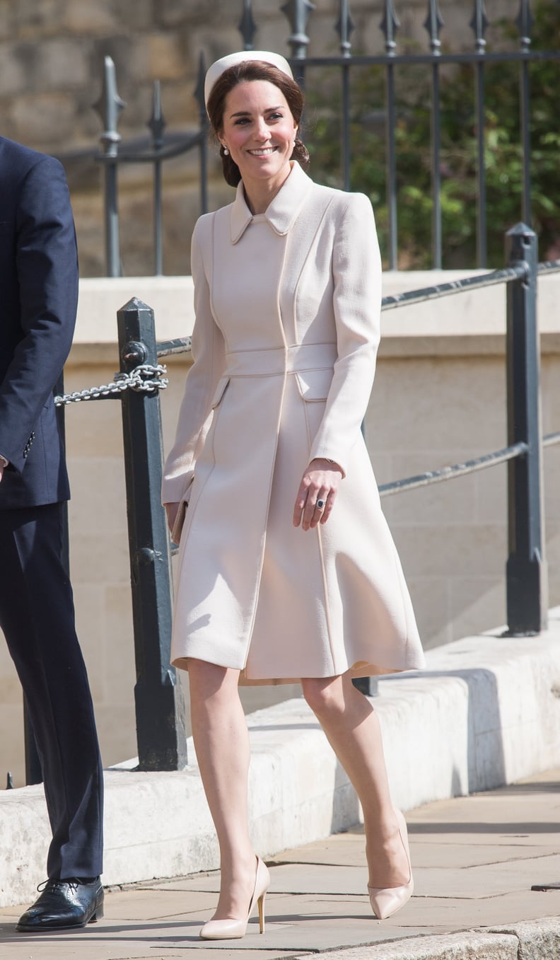 Kate Middleton Wears Another Catherine Walker Coat Dress For Garter Day