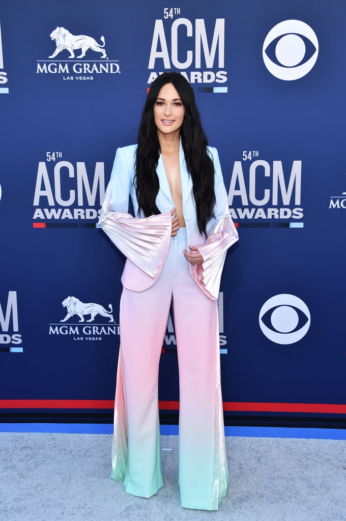 Kacey Musgraves Tie-Dye Suit at the ACM Awards 2019