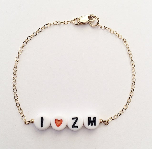 Custom Message Gold-Filled Bracelet