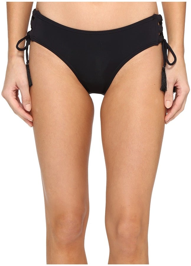 Michael Michael Kors Coastal Solids Lace-Up Bikini Bottom Women's Swimwear